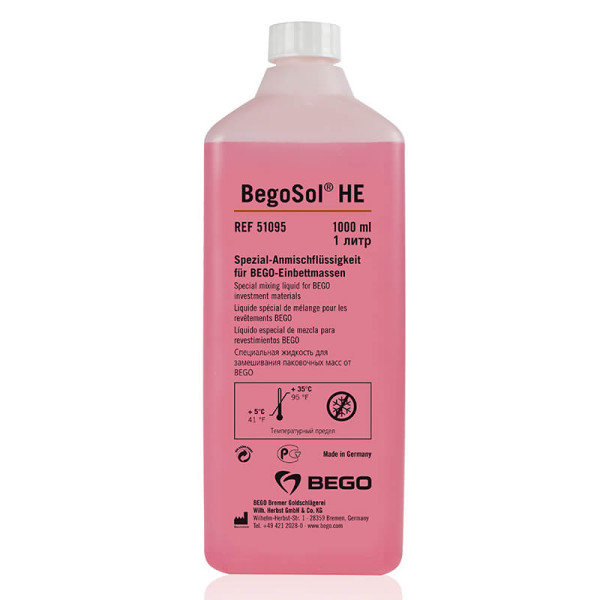 BegoSol HE Mixing Liquid (frost-sensitive) 1Litre - BEGO - 51095
