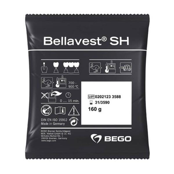 Bellavest SH Precision Casting Investment 12.8kg (80 x 160g) - BEGO - 54252