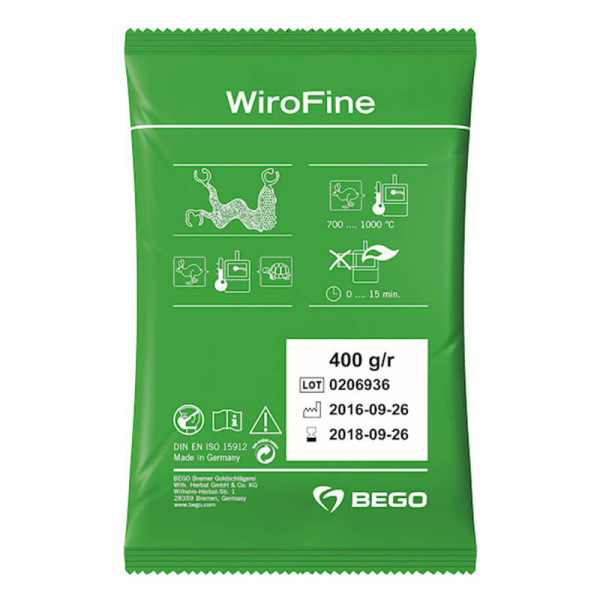 WiroFine Universal Investment Material 18kg (45 x 400g bag) - BEGO - 54345