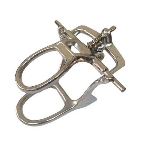Simple Articulator Chrome, Large Size, for High Arch Denture - Allbeing - AL-03