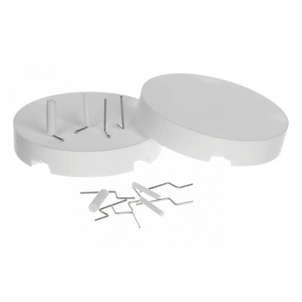 Ceramic Firing Tray with Metal Pins and Zirconia Pegs, PK/2 - BK Medent - B-810B
