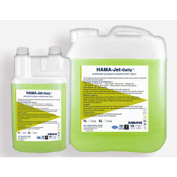 HAMA JET DAILY, Daily Aspirator Cleaner and Disinfectant, 5L - HAMAYA - 1111-009