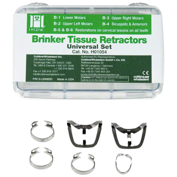 Hygenic Brinker Universal Clamp Set (Pack of 6) - Coltene - H01054