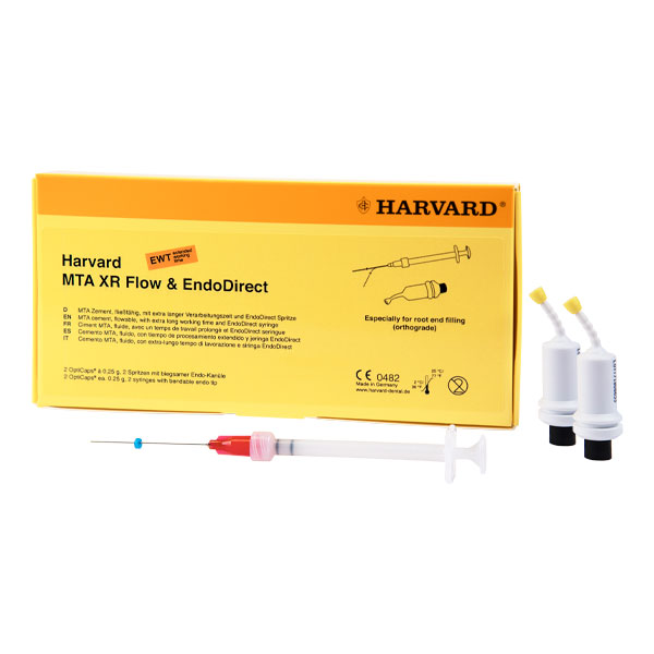Harvard MTA XR Flow EWT OptiCaps & EndoDirect Syringe - Harvard - 7081509
