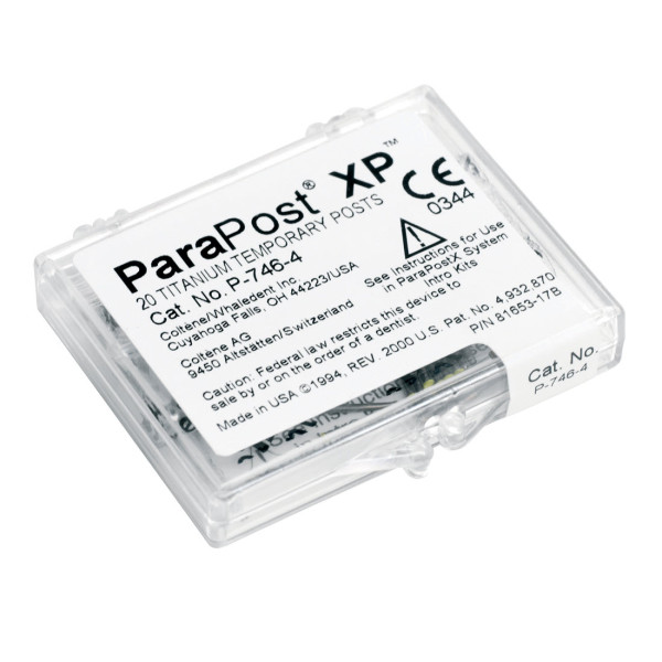 ParaPost XP Titanium Temporary Post, Red, 1.25 mm - Coltene - P7465