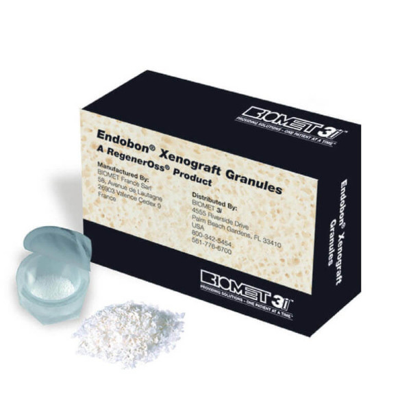 Endobon Xenograft Granules, 0.5 mL - Biomet 3i - ROX05