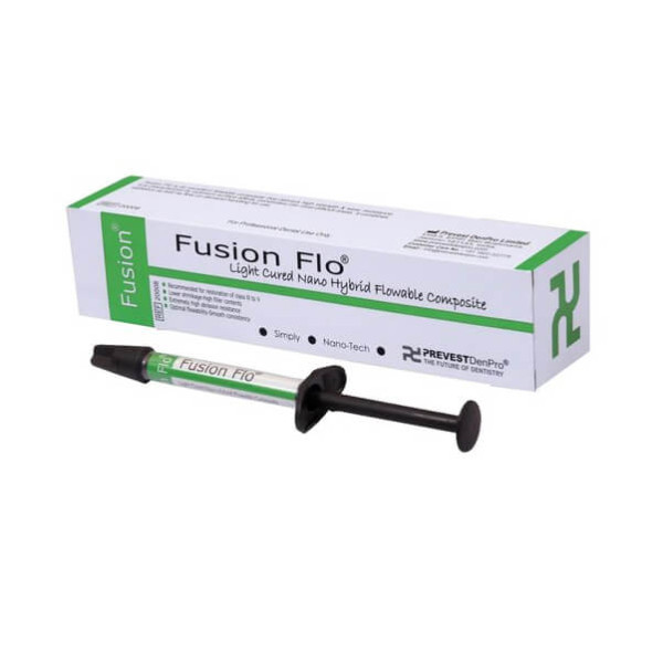 Fusion Flo, A3 Light Cured Nano Hybrid Flowable Composite, - Prevest DenPro - 20008-A3
