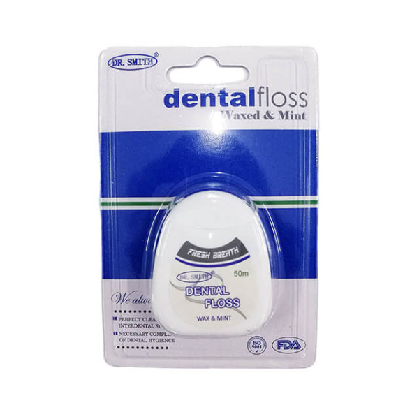 Waxed Dental Floss, Mint Flavor - HN Medical - DENTAL-FLOSS