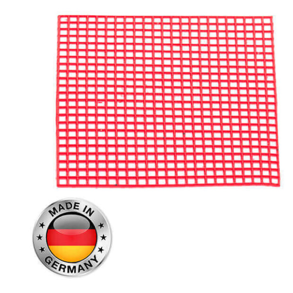 Mesh Retention Wax, Red, Mesh Grid, PK/20 Layers - Morsa - DH000119NB805