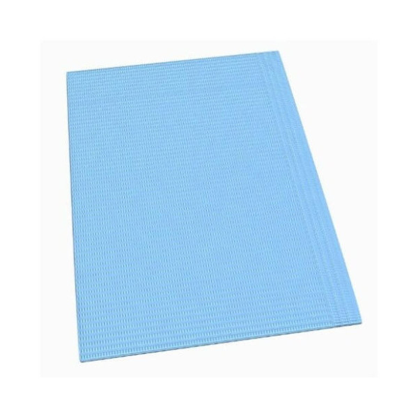 Bib Patient Poly Backed Towel, Blue (13x18) - HN Medical - HN-1318