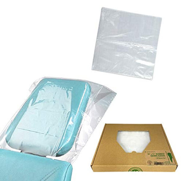 Disposable Headrest Plastic Sleeves - HN Medical - HN-6571