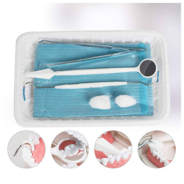 Single Use Dental Exam Kit, Set/5 - HN Medical - HNDK-5
