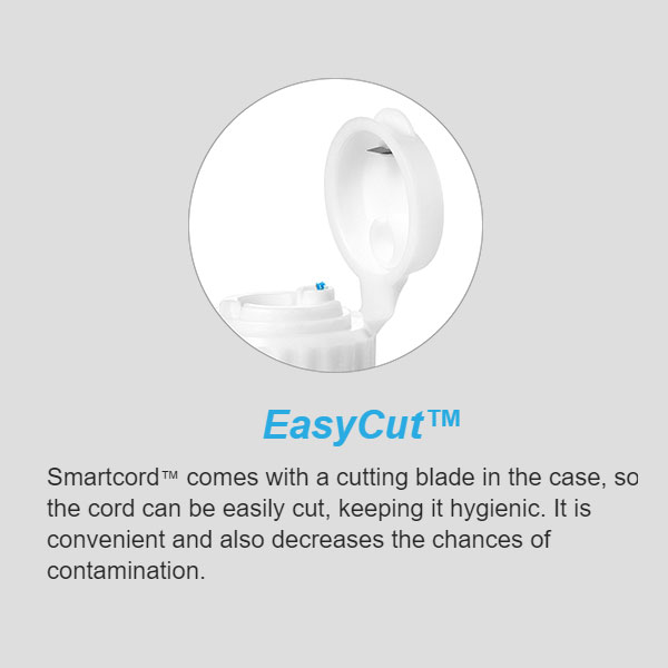 SmartCord 0, Non-Impregnated Knitted Retraction Cord, Size #0 (Fine) - East Dent - EC9SCE
