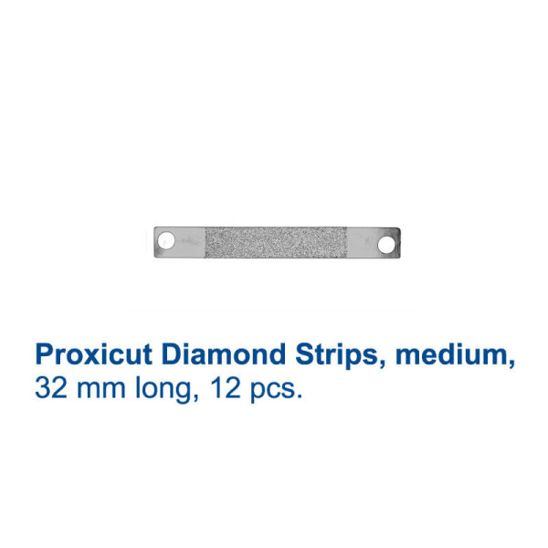 Stripper Proxicut Diamond Strips, Medium Grit, 32mm Length, PK/12 - TOR - 1.385C(2)