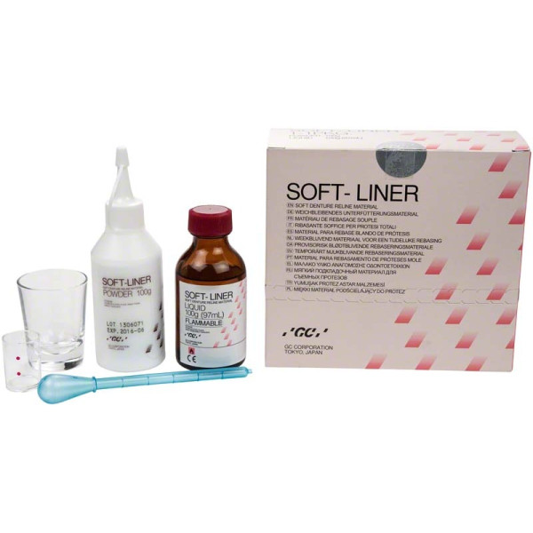 GC Soft-Liner, Denture Reline, 1-1 Kit - GC - 000384