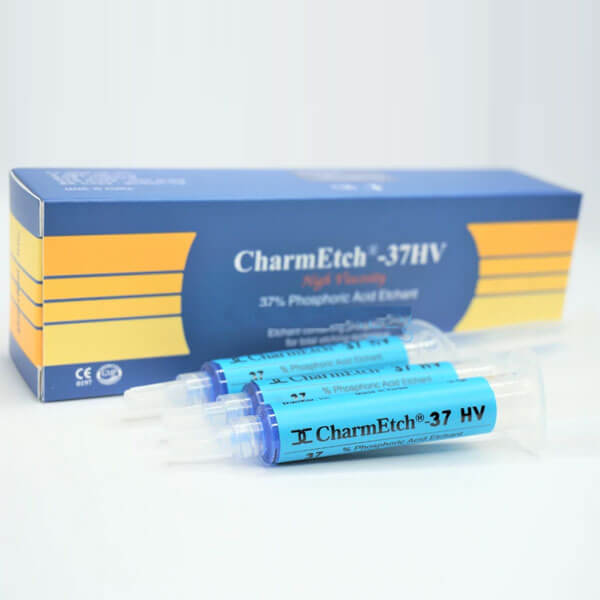 CharmEtch 37% HV, 3ml Etchant Syringe, PK/3 - DentKist - 800-130-HV37