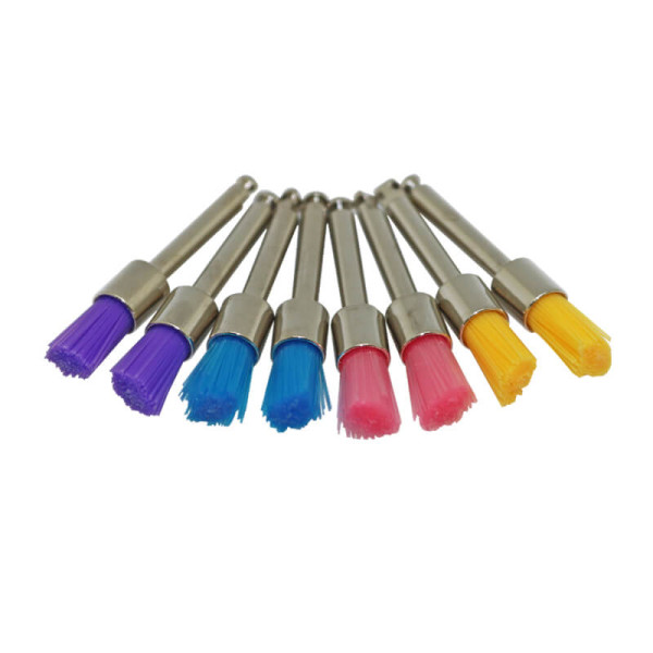 Prophy Brush, Flat End, Latch Type, Colored - Layan - 802-912C