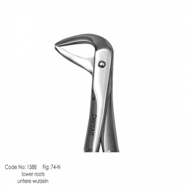 Extraction Forceps. Fig No.74 N - UK Type - Layan - DA-1588