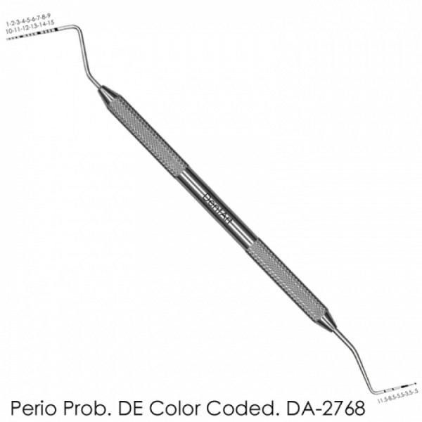 Perio Probe DE Color Coded - Layan - DA-2768