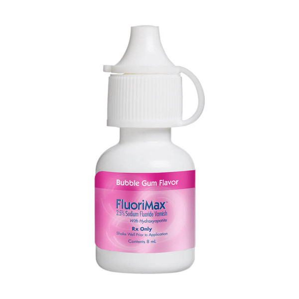 FluoriMax Varnish, Bubble Gum, 2.5% SF, 8ml Bottle - Elevate Oral Care - SFV-2.5