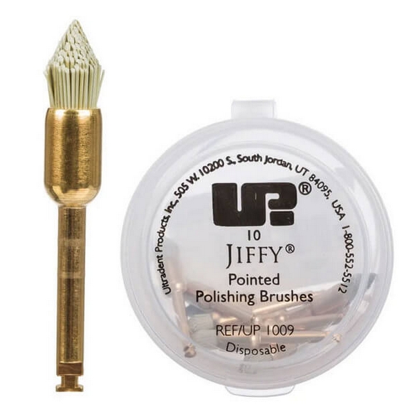Jiffy Composite Polishing Brushes, Pointed - Ultradent - 1009