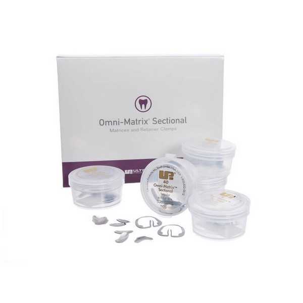 Omni-Matrix Sectional System Matrices and Retainer Clamps Kit - Ultradent - 318