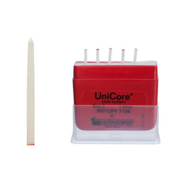UniCore Post Size #2 (1.0mm) Red Refill - Ultradent - 7126
