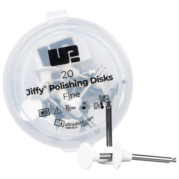 Jiffy Polisher Disks for Composite, Fine, PK/20 - Ultradent - 843