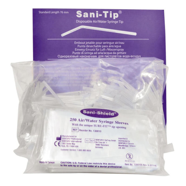 Sani-Tips 250 Pcs + 250 Sani-Shield Sleeves - Dentsply Sirona - 122211