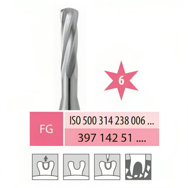 FG Tungsten Carbide Bur 500.314.238.005.012 (US No.332L) - Medin - 142514684