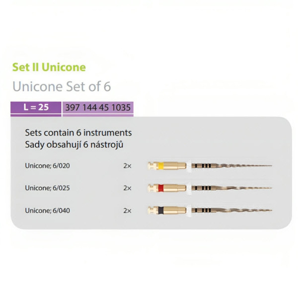 Endo Unicone II L25 Set - Medin - 144451035