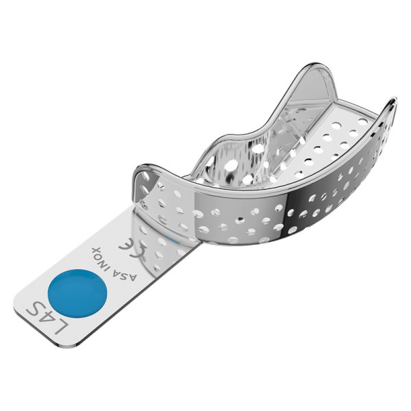 S.S. Perforated Impression Tray Partial L4S - ASA Dental - 2804-L4S