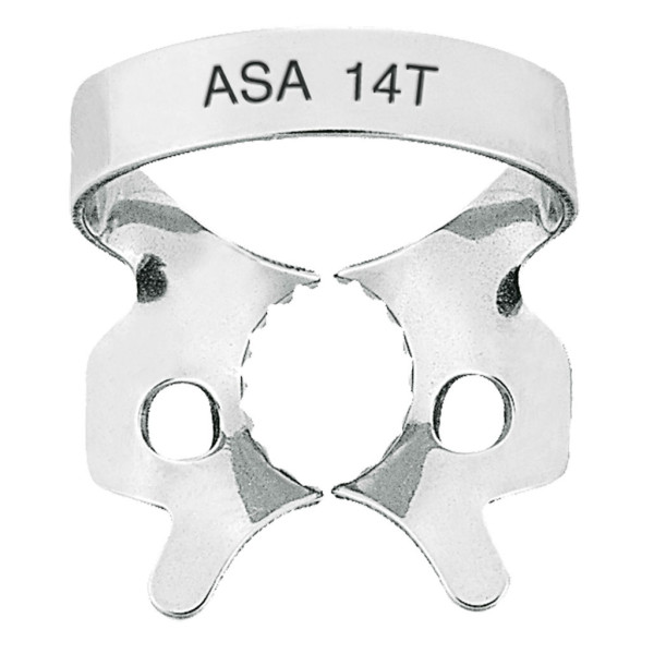 Rubber Dam Clamp Winged Fig. 14T - ASA Dental - 3052-14T