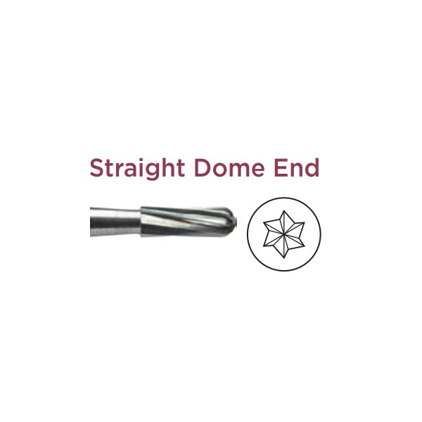 Operative Carbide Bur, Straight Dome End, FG-012 - Dentsply Sirona -
