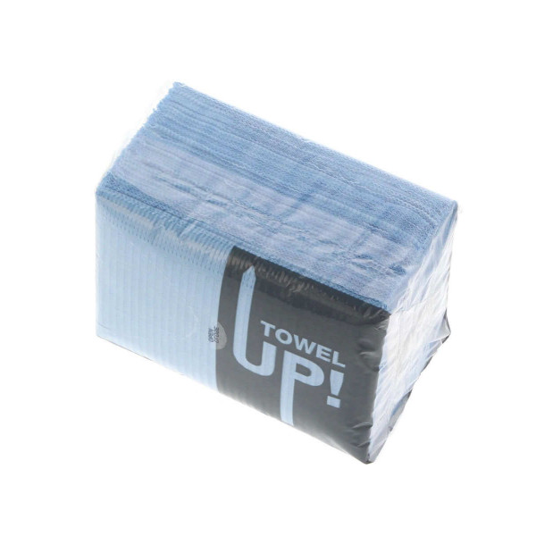Monoart Towel Up! Disposable BIB, Color Light Blue, PK/50 - Euronda - 21820439