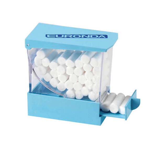 Monoart Cotton Rolls Dispenser, Light Blue - Euronda - 227001