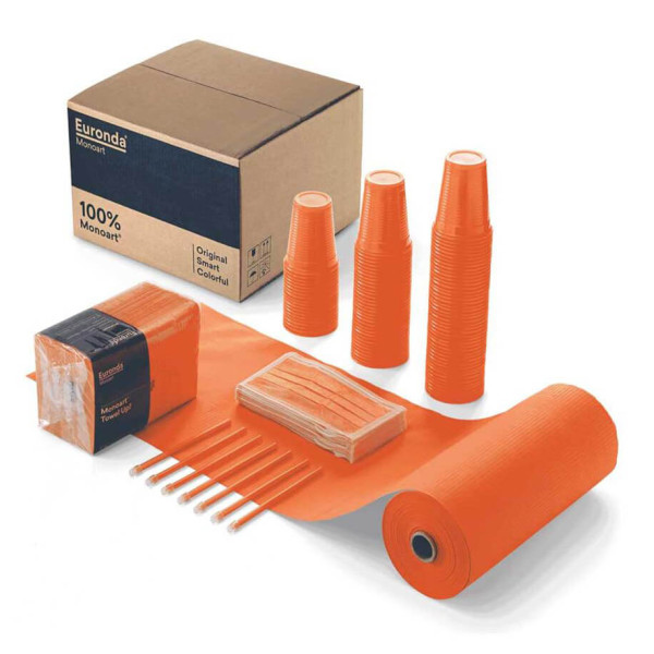 Kit Monoart 5 Products, 100% Orange - Euronda - 290328
