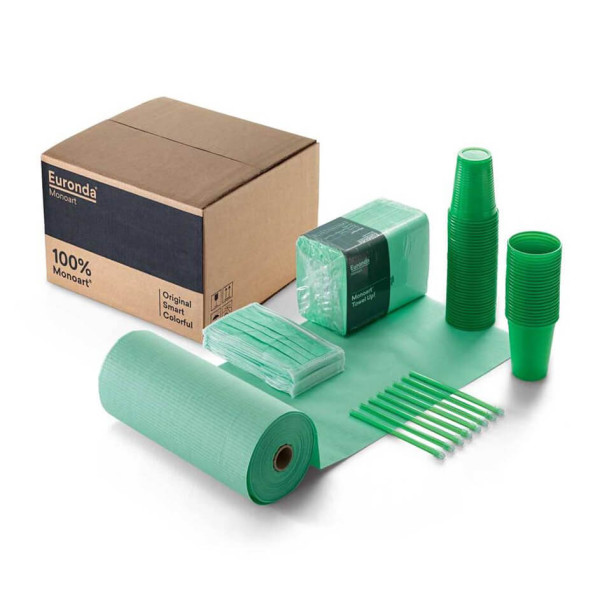 Kit Monoart 5 Products, 100% Green - Euronda - 290330