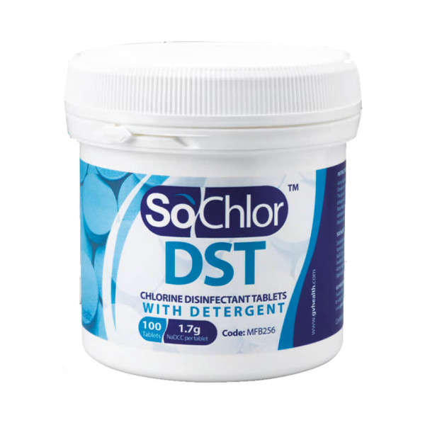 SoChlor DST Disinfectant Tablets 1.7g Box/200 - GV Health - MFB294