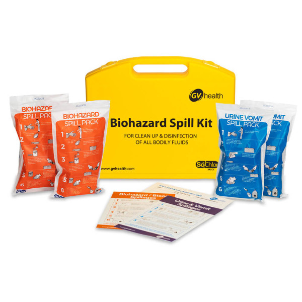 Bodily Fluids Spill Kit (Standard / 4 Packs) - GV Health - MJZ002