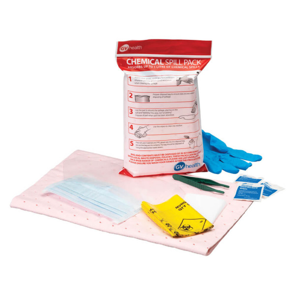 Chemical Spill Kit (3 Packs) - GV Health - MJZK19