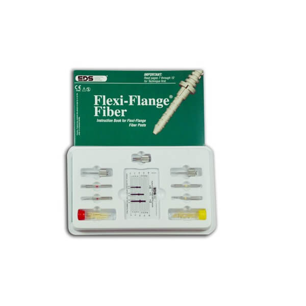 Flexi-Flange Fiber Intro Kit, 6x Size 1 (Red) + 6x Size 2 (Blue) - EDS - 2410-01