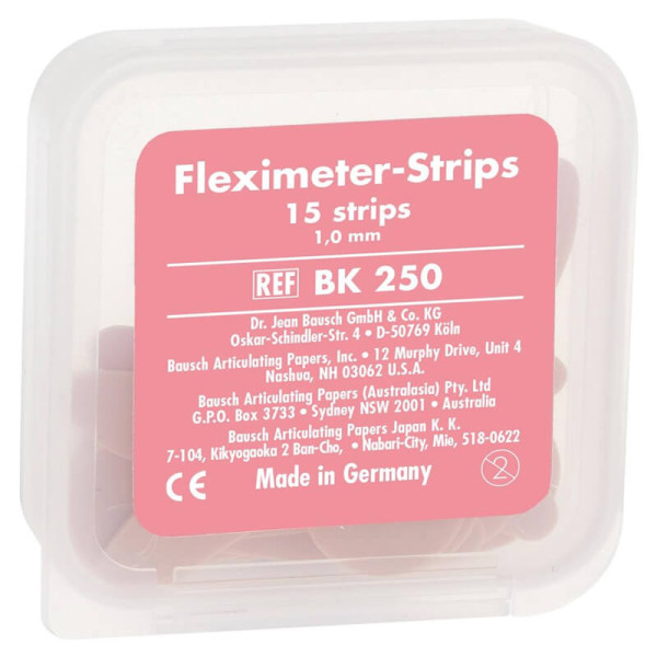 Bausch Space Measure Fleximeter-Strips (1.0mm), Pink, PK/15 - Bausch - BK250