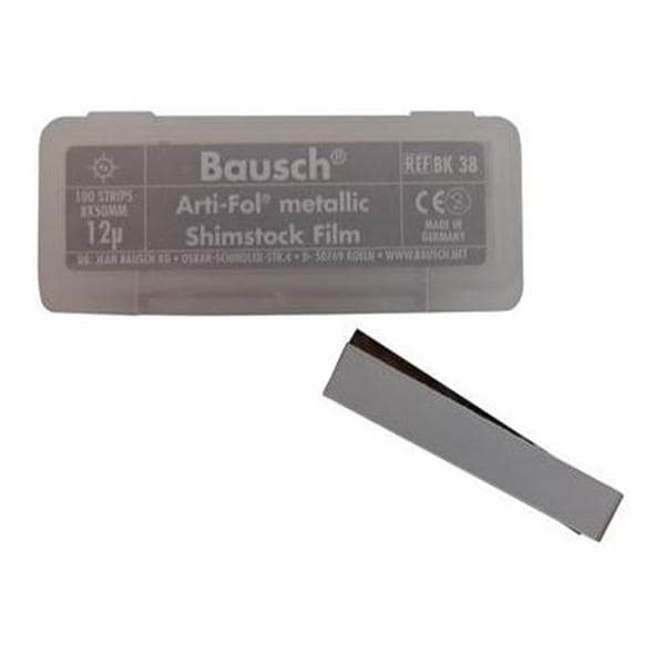 Bausch Arti-Fol Metallic 12μm (Uncoated), 8mmx50mm, PK/100 - Bausch - BK38