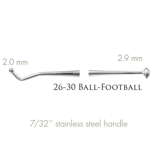 Composite Burnisher 26/30 Ball/Football, Posterior, Standard - American Eagle - AEB26-30BF