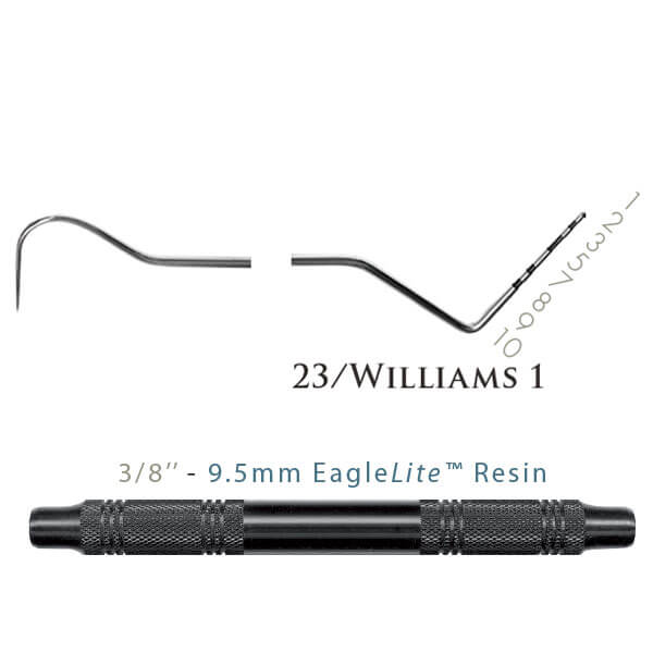 Explorers/Probes 23/Williams 1, Black, EagleLite Resin - American Eagle - AEEP23/1BX