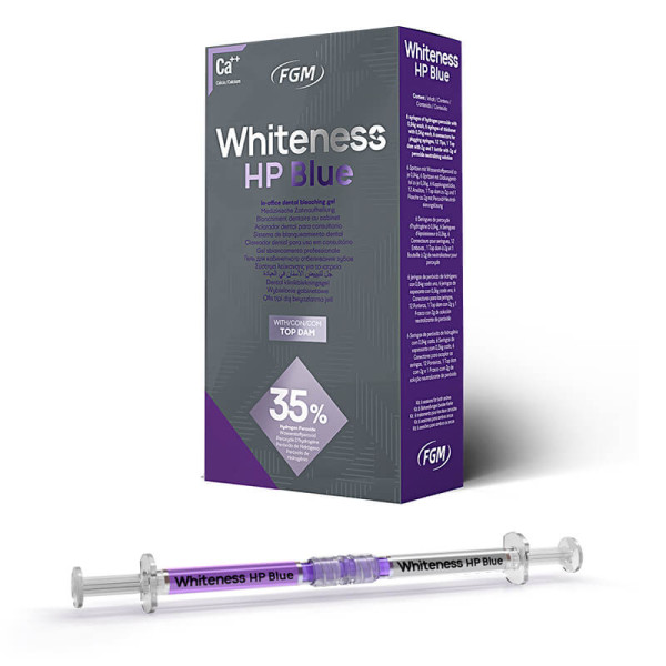 Whiteness HP Blue 35%, Bleaching in-office use Kit, 6x Patients - FGM - 11855
