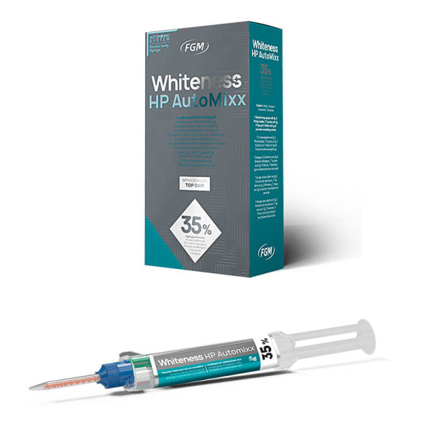 Whiteness HP AutoMixx 35%, Bleaching in-office use Kit, 3x Patients - FGM - 19227