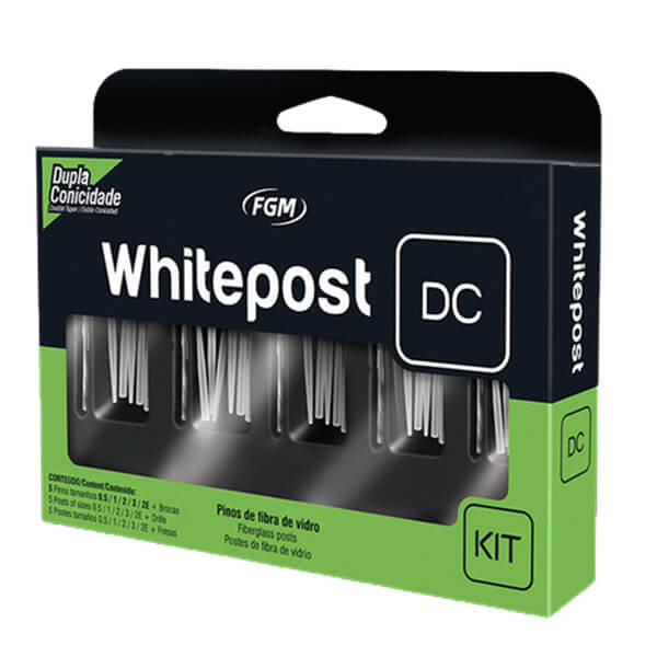 White Post DC Kit, Assorted Posts with Drills - FGM - 19339