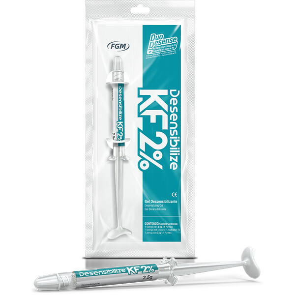 Desensibilize KF 2% Desensitizing Gel with Dual Action Syringe (for Office Whitening) - FGM - 2110